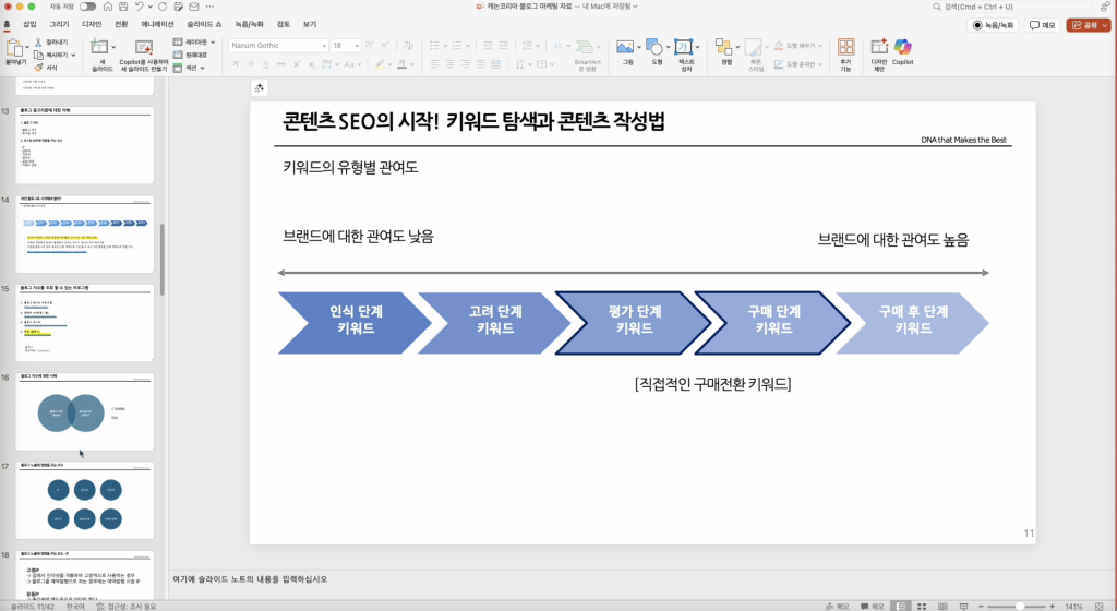 외국계 기업 파트너사 네이버 블로그 마케팅 교육 (캐논코리아)